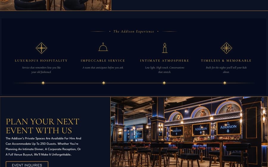 The Addison website